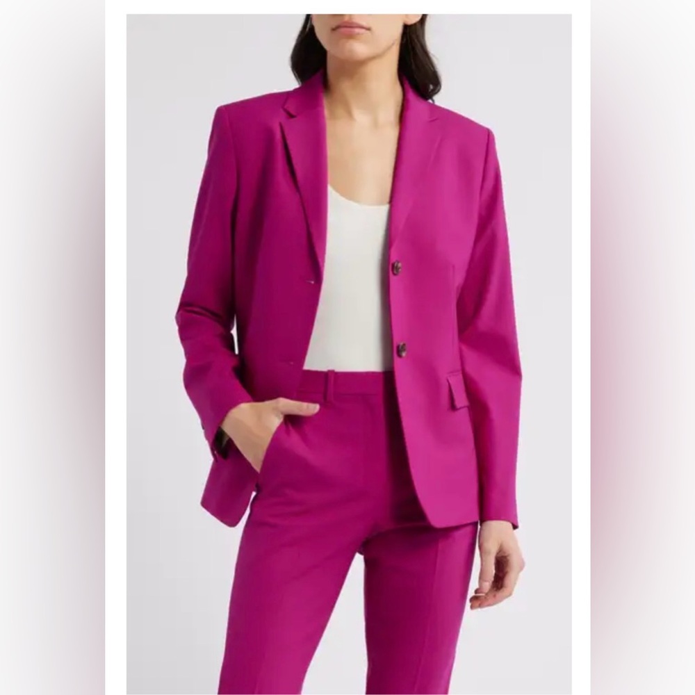 Theory Trace Tailored Blazer worn 1x pristine condition Wildflower 0